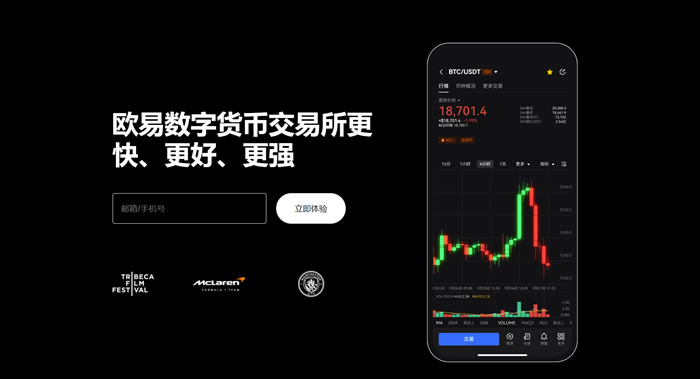 oyiAPP在iPhone上的专业交易界面展示